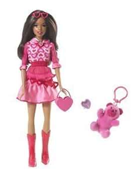 バービー Valentine Romance Barbie ペンダント付 Valentine Romance Barbie Doll 2003 Mattel B1805 with