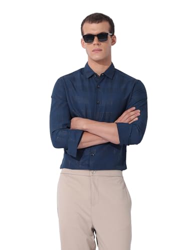 Chemise pour homme bleu-vert pour vos journées de bureau et sorties