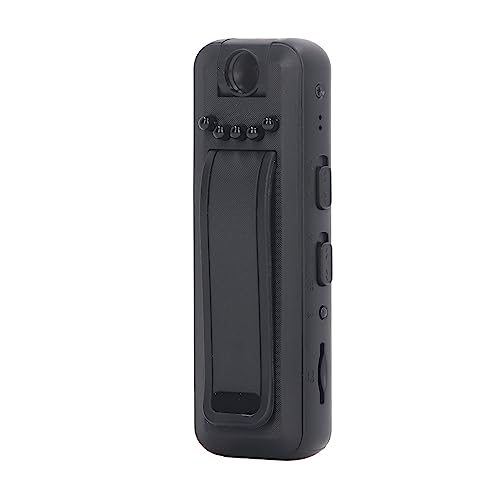 ZLXHDL Cámara Corporal Compatible con Cámaras De La Serie Windows, Cámara Portátil 1080P Que Adopta Lentes ópticas Cmos, Detección De Movimiento, Cámara Portátil con Lente Giratoria De 180 Grados