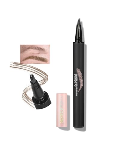 Anglicolor Lápiz Cejas Microblading – Textura Pelo Real, Aplicación Sin Esfuerzo,lapiz de cejas,Impermeable Anti-Manchas,24 h Duración (02 MOCHA)