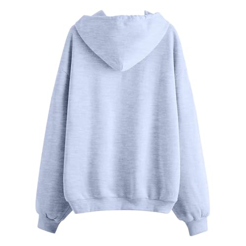 Zip Up Hoodie Sweatshirts for Teen Girls 2025 Cute Preppy Clothes Fall Winter Trendy School Outfits2