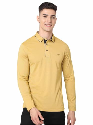Image of STELLERS Men's Full Sleeve Polo T-Shirt | Feather Touch Feel| Regular Fit| Odour Resistant| Anti-Static| Wrinkle Free| Quick Dry | Stretchable| Lightweight| Sweat-Proof