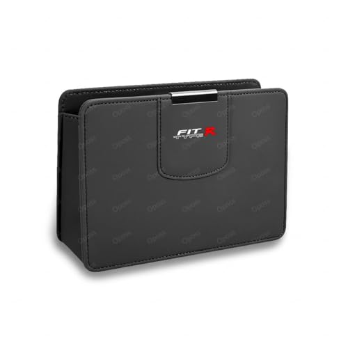 フィットR 車用 多機能 収納ボックス 車用 マグネット 開閉システム搭載 多機能ゴミ箱 フィット Fit GK3 GK4 GK5 GK6 GP5 GP6 FIT 4代目 シートバックポケット折りたたみ 収納ボックス カー用品 小物収納 簡単取り付(1個,