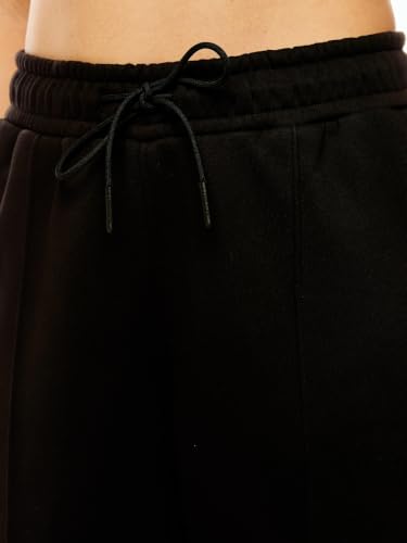 Image of Wide Leg fit Solid mid Rise Trackpant