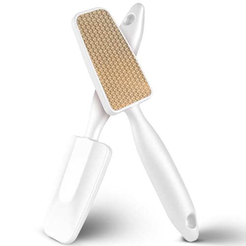 LOPHE Lima Manual Vidrio Nano Cristal para Pies, Lima para Pies Durezas Profesional, Removedor de Callos y Piel MuertaDura, Lavable y reutilizable, Blanco Perla