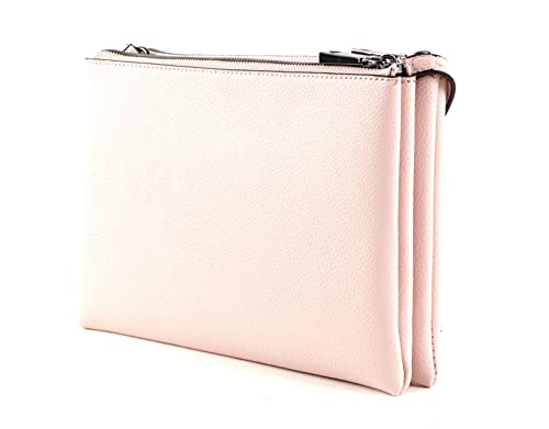 Guess Naya Mini Double Zip Crossbody Bag Blush