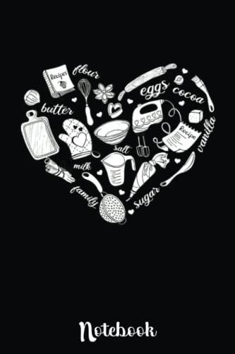 Baked From The Heart Cute Baking I Love To Bake Valentine: Cute Valentine's Day Notebook, Great Gift for Boyfriend, Girlfriend, Best Friend, Wife, Husband, Men, Women image 2
