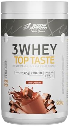 3 Whey Top Taste 900g Sabor Chocolate Bodyaction