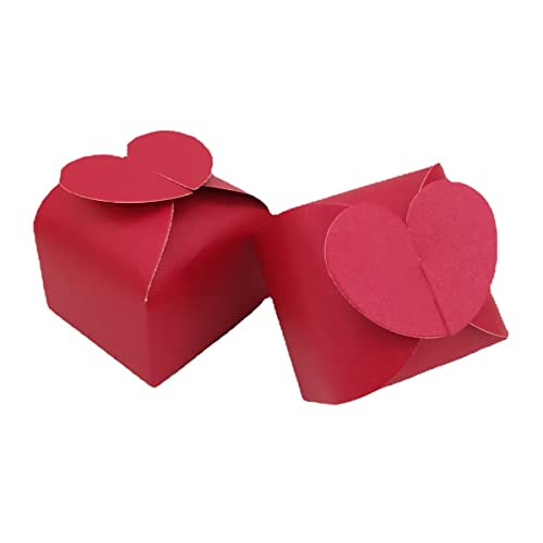 RUIYWEN 50 Scatoline Portaconfetti Cuore Scatola