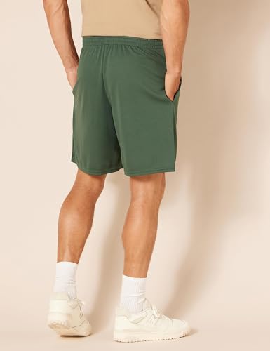 Amazon Essentials Men's Athletic Basketball Gym,Performance Tech Loose-Fit Training Shorts, Pack of 2