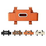 Car Breeze Organizer, Car Organizers and Storage Box Behind Seat, Cars Backseat Organizers Holder, Drive Neat Organizer with Drink Cup Holder Tissue Box, Keep Your Ride Clean & Organized (Orange)