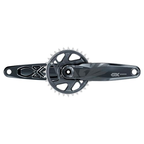 SRAM GX Eagle Fat Bike Crankset - 165mm, 12-Speed, 30t, Direct Mount, DUB Spindle Interface, For 190mm Rear Spacing, Lunar
