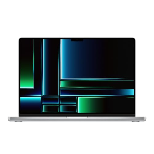 Apple MacBook Pro 2023, Chip M2 Pro con CPU 12 núcleos, GPU 19 núcleos (16-Pulgadas, 16GB de RAM, 512GB SSD de Almacenamiento) QWERTY Español Plata (Reacondicionado)