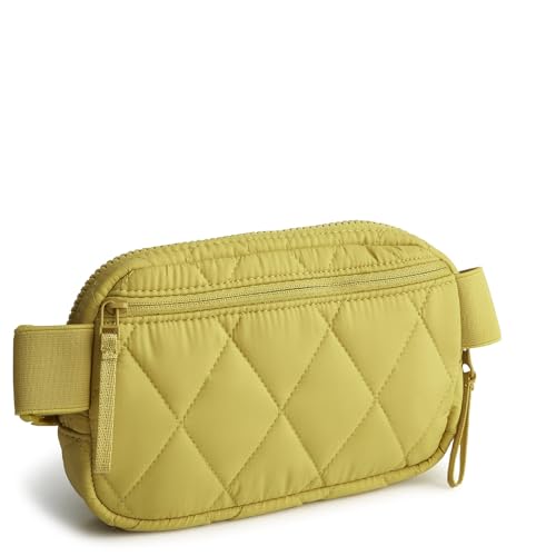 Image of Vera Bradley Women's Featherweight Woodward Small Belt Bag, Golden Olive, One Size