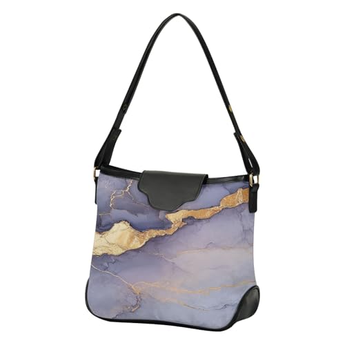 Sac à bandoulière femme marbre gris pour le travail le sport et le voyage