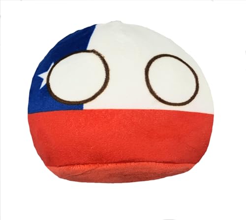 Chile 10cm Countryballs Country Ball Cute South America Chilean Flag Cuddly Meme Ball Toy Gift