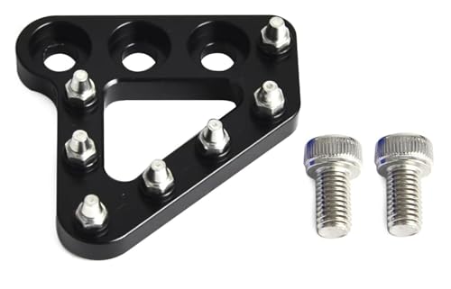Embout de plaque de pédale de frein arrière noir pour moto EXC SX SXF XC