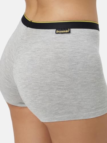 Image of Bummer Women's Solid Micro Modal Boyshorts Panties | Soft & Breathable Underwear | Combo Pack of 2