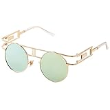 Sunny&Love Womens Vintage Sunglasses Metal Frame Eyewear