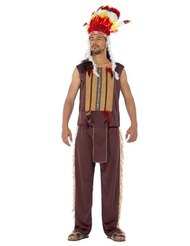 Photo de Karnival Costumes Déguisement chef indien homme - Marron - S