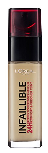 L’Oréal Paris Infaillible 24H Make-up in Nr. 235 Honey, perfektionierendes Flüssig-Make-up mit hoher Deckkraft, 24 Stunden wie frisch geschminkt, 30 ml