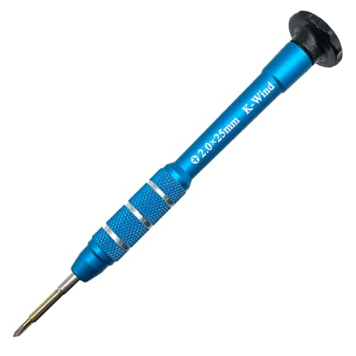 Destornillador magnético Phillips #00 PH 00 compatible con Nintendo Switch DJI Hélice de repuesto, destornillador Phillips pequeño #00 2.0mm, acero S2, parte superior de giro libre