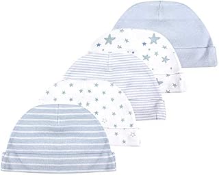 Baby hat and mittens set Newborn - Baby Hats Caps & Baby Scratch Mittens Gloves for baby boys girls 0-6 Months 100% Cotton