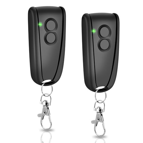 Wvoillty 433,92 MHz Telecommande Porte Garage, 2 Boutons Telecommande Portail, Compatible Avec Ecostar RSC2, RSE2 Telecommande, Compatible Avec Liftronic 500,...