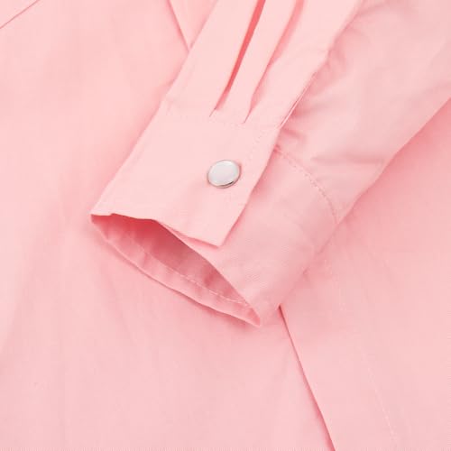 Image of Spring&Gege Boys' Long Sleeve Western Cowboys Pearl Snap Button Down Shirts (5-14 Years)