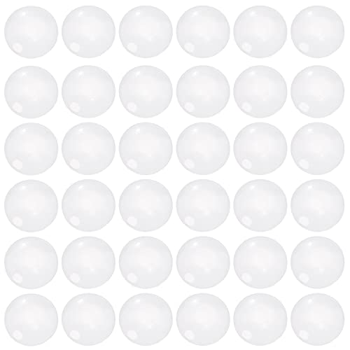shapenty 12mm Clear Round Glass Cabochons Dome Tiles for DIY Craft Photo Charms Cameo Pendants, Rings