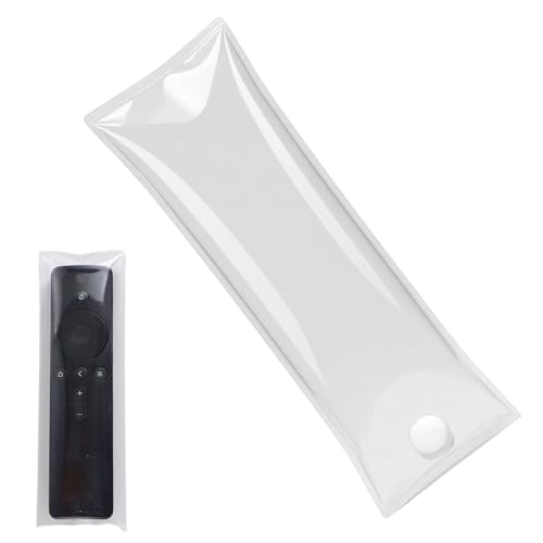 Funda protectora para mando a distancia, transparente a prueba de golpes, protección contra el polvo para remotos, para niños, hogar, dormitorio, hotel
