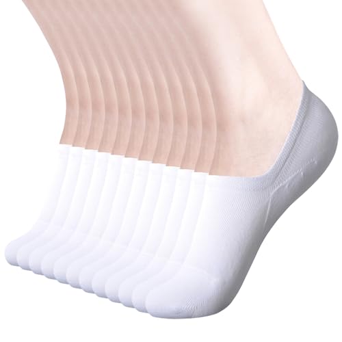 Image of DIBAOLONG Womens No Show Socks Non Slip Flat Boat Line Low Cut Socks (6-12 Packs)