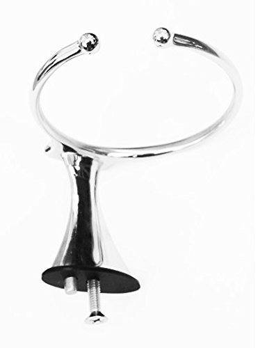 Marine Grade Stainless Single Ring Cup Drink Holder - Open Design - with Screw