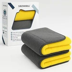 softedge premium 500 gsm microfiber cloth – pack of 2, 30x40 cm, multicolor, ultra-absorbent & lint-free for home & car cleaning (medium, 2, count)