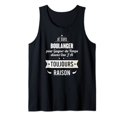 Idea de regalo para pañales – J'Ai Toujours Raison Camiseta sin Mangas