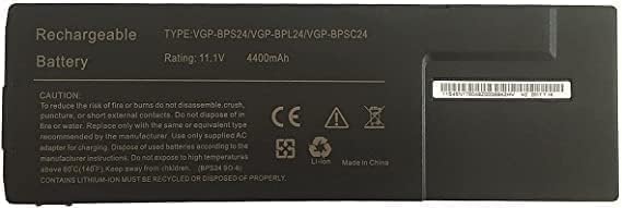 Generic VGP-BPS24 battery Replacement Battery for SONY VAIO S/A, B, C, D, E, VPCS/A, B, C, D, E Series SONY VAIO VPCSA35GG/T VPCSB1D7E SVS13115FXB SVS1513C5E VPCSE16FW/B VGP-BPS24 VGP-BPSC24