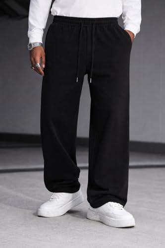 Image of Rockwell Men's Baggy Sweatpants | Cotton Terry Relaxed Fit Joggers for Men | Oversized Streetwear Track Pants | Casual Gym & Everyday Wear| 027