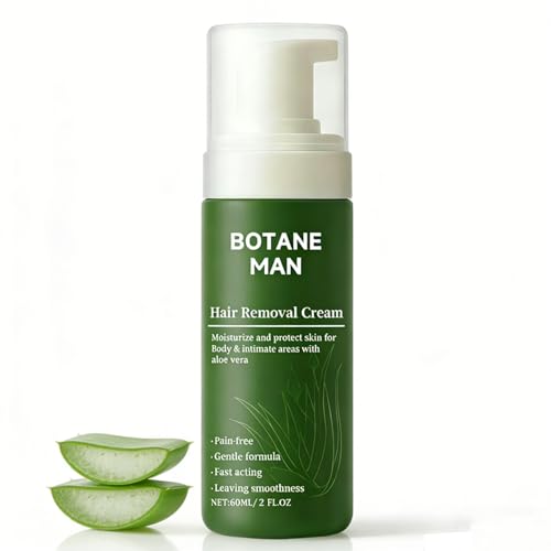 Botane Man Hair Removal Cream for men Face & Body 2 oz