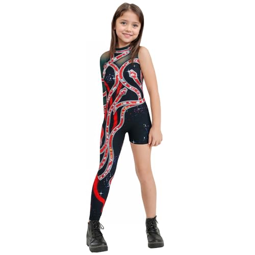 Disfraz para niña con estampado de serpiente miniatura 1