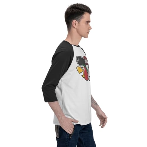 Barry University-Logo Men'S Raglan Sleeves Baseball T-Shirts4