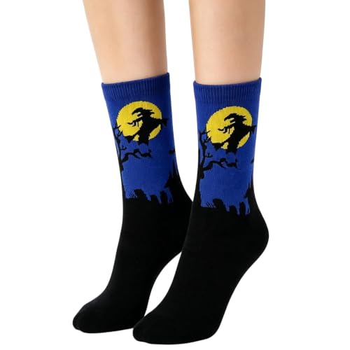 Funny Halloween Socks Womens Girls Cute Pumpkin Ghost Pattern Socks