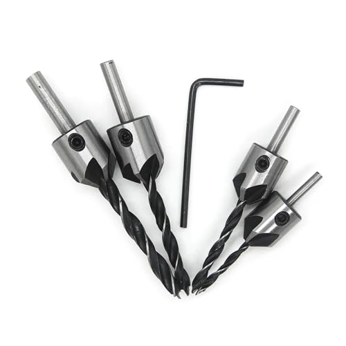 Image of MQXFCZUX 1PC 10MM High Speed Steel Countersink Drill Bit Set Counter Sink Bit for Wood Woodworking Carpentry Reamer With Hex Key Wrench MQXFCZUX