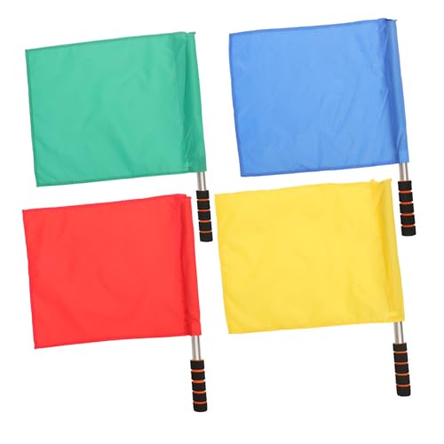 SUPVOX Flag Kit 4pcs Multi-Function Signal Flags for Racing Safety Flags Flags for Games