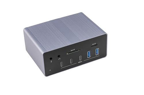 Docking Station 19 in 1 pour installer un bureau de télétravail
