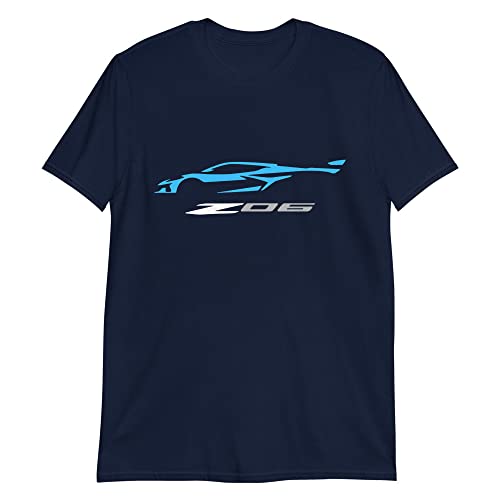 2023 'Vette Z06 C8 Vette Rapid Blue Silhouette T-Shirt