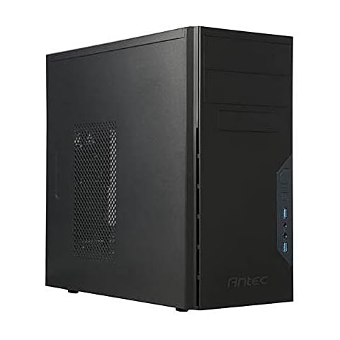 Antec VSK3000E-U3_US SGCC Steel Black Mini Tower Case, Micro ATX Cover