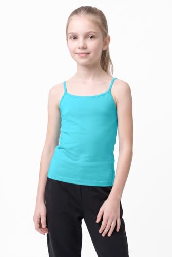 Image of Kurve Girl's Sleeveless Tank Top - Stretch Undershirts Cami Camisole, UV Protective Fabric, Rated UPF 50+ (Made in USA)