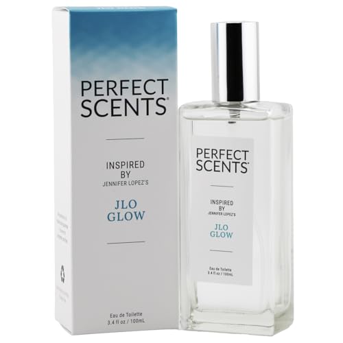 Perfect Scents Fragrances, Inspired by Jennifer Lopez's JLO Glow, Women’s Eau de Toilette, CLEAN, Vegan, Paraben-Free, Phthalate-Free, Never Tested on Animals, 3.4 Fluid Ounces