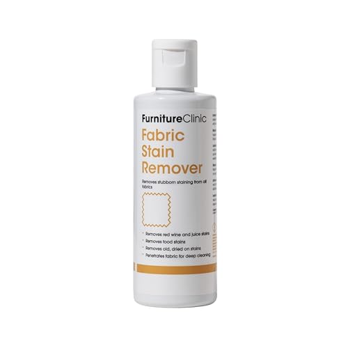 Furniture Clinic Textil-Fleckentferner – Fleckenentferner-Spray – Entfernt hartnäckige Flecken von Speisen & Getränken aus allen Textilien – Entfernt alte, eingetrocknete Flecken (125 ml) Furniture Clinic Textil-Fleckentferner – Fleckenentferner-Spray – Entfernt hartnäckige Flecken von Speisen & Getränken aus allen Textilien – Entfernt alte, eingetrocknete Flecken (125 ml)
