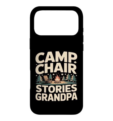 Camp Chair Stories Grandpa �L�����v �L�����v�t�@�C���[ �X�}�z�P�[�X iPhone 17 Pro Max �p